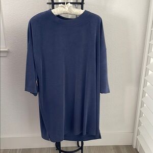 Blue dress knit T-Shirt